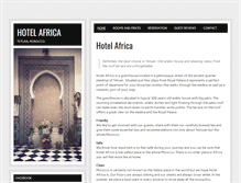 Tablet Screenshot of hotelafrica.org